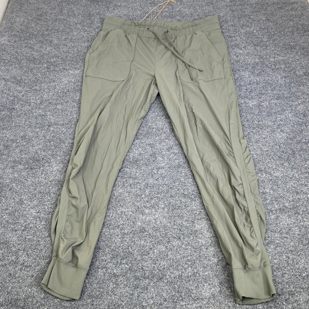 Lululemon Beyond the Studio Jogger 14 Olive Green Ruched W5CZHS Dance Comfort